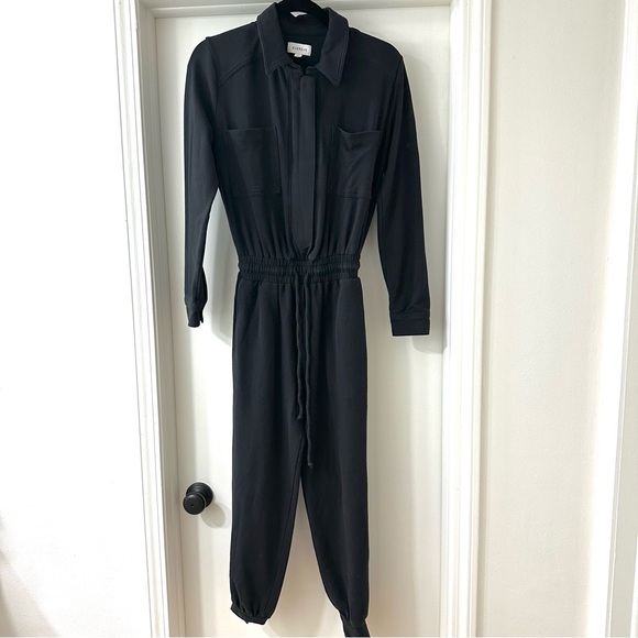Evereve Myra Black Long Sleeve Jumpsuit, Size XS - Picture 2 of 12